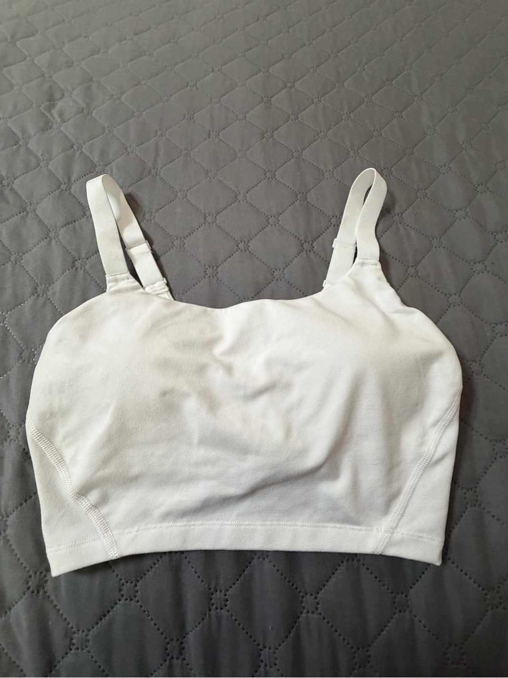 aerie White Cropped Bralette Tank